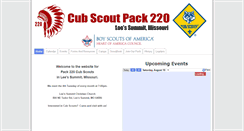Desktop Screenshot of pack.220scouts.org
